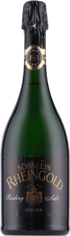 8,95 € Free Shipping | White Sparkling Wine Söhnlein Brillant Rheingold Germany Riesling 75 cl