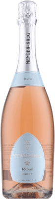 9,95 € 送料無料 | ロゼスパークリングワイン Menger-Krug Rosé Sekt Brut ドイツ Pinot Black ボトル 75 cl