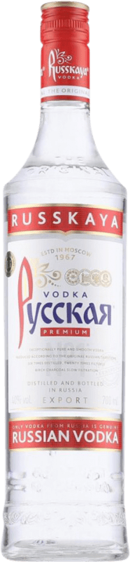 11,95 € 送料無料 | ウォッカ Russkaya ロシア連邦 70 cl