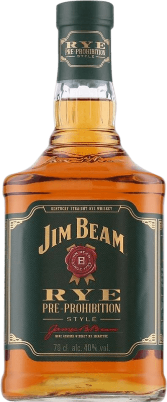 29,95 € Free Shipping | Bourbon Whisky Jim Beam Pre-Prohibition Style Rye Kentucky United States Bottle 70 cl