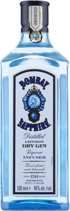 19,95 € 送料無料 | ジン Bombay Sapphire イギリス ミディアムボトル 50 cl