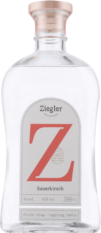 734,95 € Envoi gratuit | Eau-de-vie Orujo Ziegler Sauerkirsch Allemagne Bouteille Spéciale 3 L