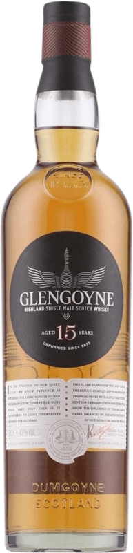 116,95 € Envoi gratuit | Whisky Single Malt Glengoyne Highlands Royaume-Uni 15 Ans 70 cl