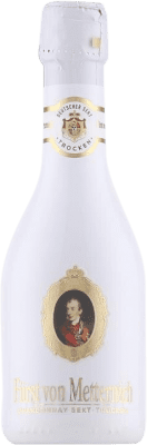 5,95 € Envio grátis | Espumante Branco Fürst von Metternich Trocken — Seco Alemanha Chardonnay Garrafinha 20 cl