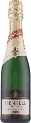 7,95 € Envio grátis | Espumante branco Henkell Sekt Seco Alemanha Meia Garrafa 37 cl