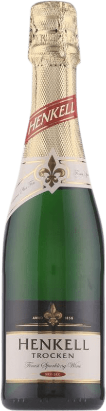 8,95 € Kostenloser Versand | Weißer Sekt Henkell Trocken Deutschland Halbflasche 37 cl
