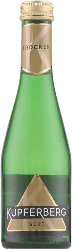 2,95 € Kostenloser Versand | Weißer Sekt Kupferberg Trocken Deutschland Kleine Flasche 20 cl