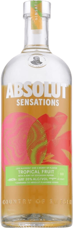 23,95 € Envío gratis | Vodka Absolut Sensations Suecia Botella 1 L