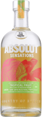 25,95 € Kostenloser Versand | Wodka Absolut Sensations Schweden 70 cl Fruit — Frucht, Tropical — Tropisch