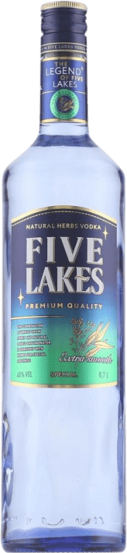 17,95 € Envio grátis | Vodca Five Lakes Special Letônia Garrafa 70 cl