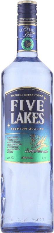 17,95 € Бесплатная доставка | Водка Five Lakes Особый Латвия 70 cl