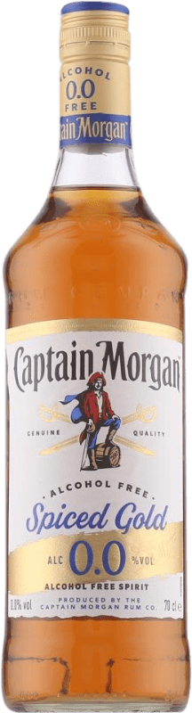 ラム Captain Morgan Spiced Gold 0,0 プエルトリコ ボトル 70 cl アルコールなし