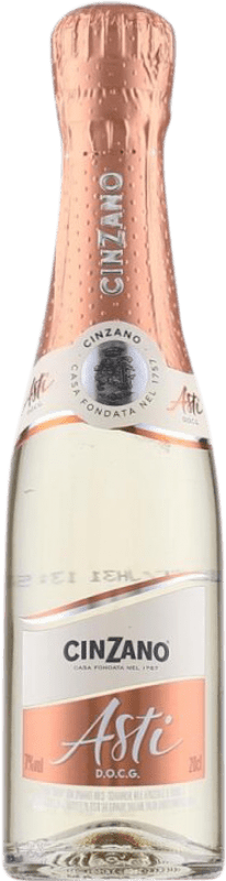 4,95 € 免费送货 | 白起泡酒 Cinzano D.O.C.G. Asti 意大利 小瓶装 20 cl