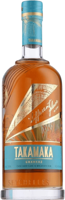 72,95 € Spedizione Gratuita | Rum Takamaka St. Andre Grankaz Seychelles Bottiglia 70 cl