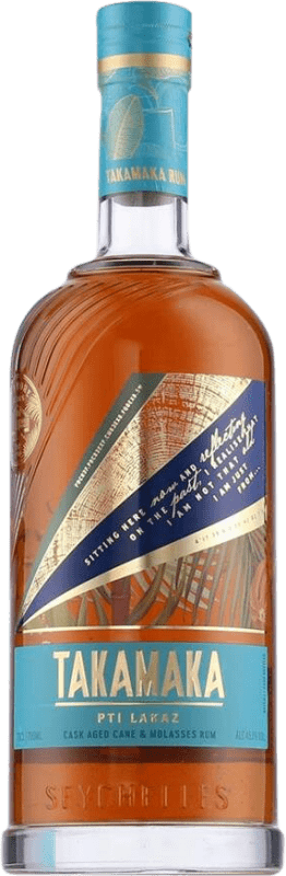 66,95 € Spedizione Gratuita | Rum Takamaka St. Andre PTI Lakaz Seychelles Bottiglia 70 cl