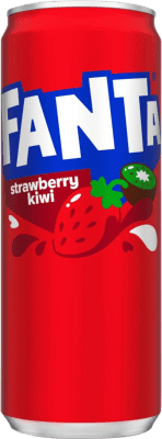 17,95 € 送料無料 | 24個入りボックス 飲み物とミキサー Fanta Strawberry & Kiwi ドイツ アルミ缶 33 cl