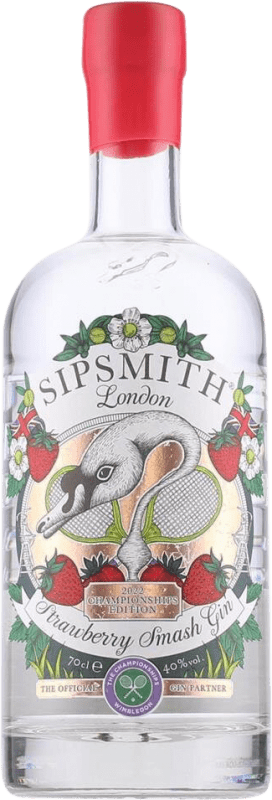 47,95 € 免费送货 | 金酒 Gin Sipsmith Smash Championships 限量版 英国 70 cl Strawberry — 草莓