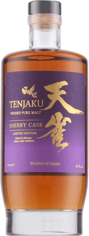 84,95 € 免费送货 | 威士忌单一麦芽威士忌 Minami Alps Tenjaku Pure Sherry Cask Limited Edition 日本 瓶子 70 cl