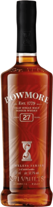 2 469,95 € 免费送货 | 威士忌单一麦芽威士忌 Morrison's Bowmore Timeless Series 艾莱 英国 27 岁 瓶子 70 cl