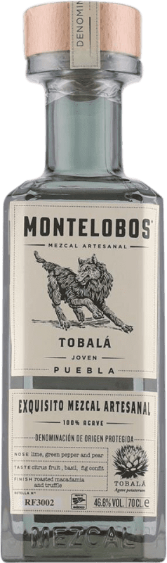 99,95 € 送料無料 | Mezcal Montelobos Tobala メキシコ ボトル 70 cl