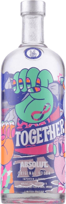 39,95 € 免费送货 | 伏特加 Absolut Together We Create Green Hand 限量版 瑞典 1 L