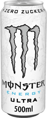 2,95 € 送料無料 | 飲み物とミキサー Monster Energy Ultra White アイルランド ボトル Medium 50 cl