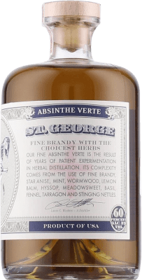 78,95 € Envío gratis | Absenta St. George Verte Brandy Estados Unidos Botella 70 cl