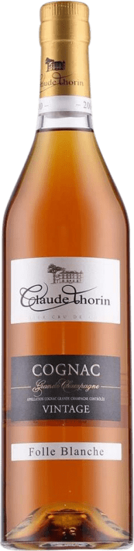 89,95 € Free Shipping | Cognac Claude Thorin Vintage Folle Blanche A.O.C. Cognac France Bottle 70 cl