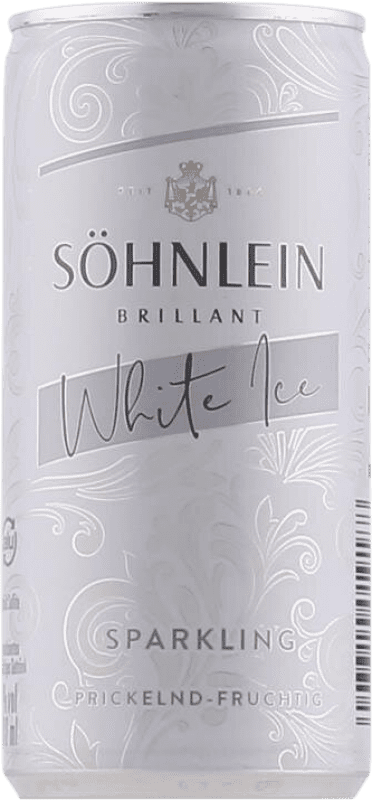 2,95 € Бесплатная доставка | Белое игристое Söhnlein Brillant White Ice Германия Алюминиевая банка 20 cl