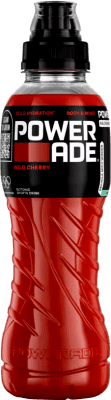 17,95 € Envío gratis | Caja de 12 unidades Refrescos Powerade Wild Cherry Alemania Botella Medium 50 cl