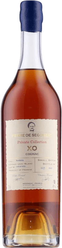 204,95 € Envio grátis | Cognac Conhaque Pierre de Segonzac XO Private Collection Nº 3 Limited Edition A.O.C. Cognac França Garrafa 70 cl