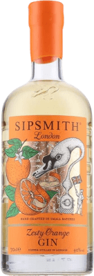 47,95 € Kostenloser Versand | Genever Gin Sipsmith Zesty Großbritannien 70 cl Orange