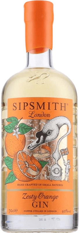 45,95 € Бесплатная доставка | Джин Sipsmith Zesty Orange Gin Объединенное Королевство бутылка 70 cl