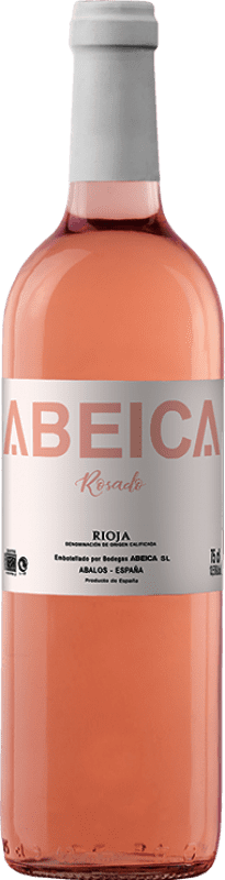 6,95 € Envío gratis | Vino rosado Abeica Rosado D.O.Ca. Rioja España Garnacha, Viura Botella 75 cl