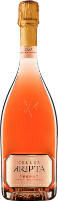 24,95 € Envio grátis | Espumante rosé Agustí Torelló Celler Kripta Reserva D.O. Cava Espanha Trepat Garrafa 75 cl