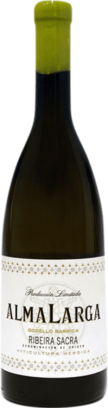 36,95 € Spedizione Gratuita | Vino bianco Alma das Donas Alma Larga Barrica D.O. Ribeira Sacra Spagna Godello Bottiglia 75 cl