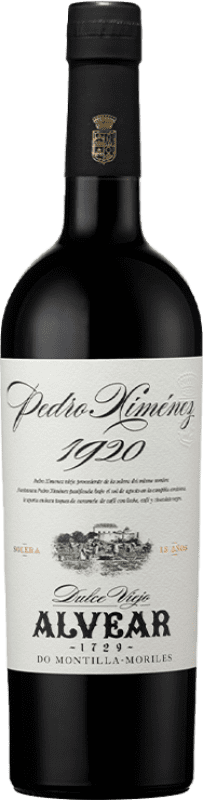 46,95 € 免费送货 | 甜酒 Alvear 1920 D.O. Montilla-Moriles 西班牙 Pedro Ximénez 瓶子 75 cl