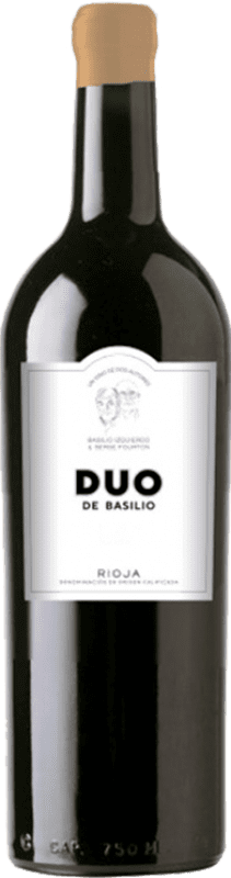 176,95 € Envío gratis | Vino tinto Basilio Izquierdo Duo D.O.Ca. Rioja España Tempranillo, Garnacha Botella 75 cl