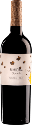 6,95 € Envío gratis | Vino Tinto Barahonda Joven D.O. Yecla España Merlot, Monastrell Organic — Ecológico 75 cl
