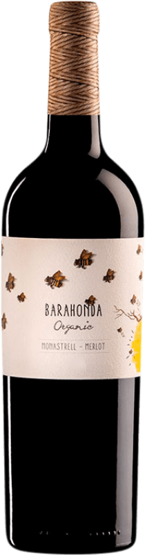 6,95 € Free Shipping | Red wine Barahonda Organic Young D.O. Yecla Spain Merlot, Monastrell Bottle 75 cl