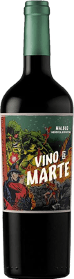 16,95 € Free Shipping | Red wine Baudron Vino de Marte I.G. Mendoza Argentina Malbec Bottle 75 cl