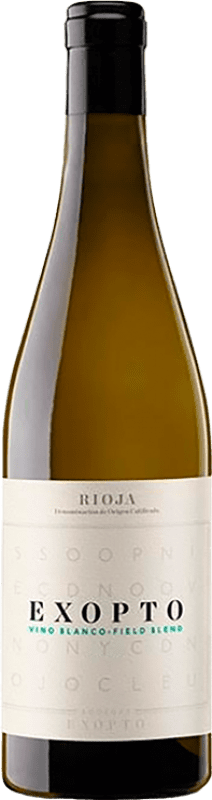 14,95 € Envío gratis | Vino blanco Exopto Field Blend Blanco D.O.Ca. Rioja España Viura, Garnacha Blanca Botella 75 cl