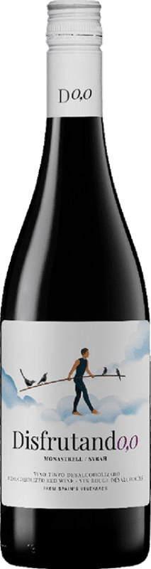 10,95 € Бесплатная доставка | Красное вино Juan Gil Disfrutando 0,0 Tinto D.O. Jumilla Испания Syrah, Monastrell бутылка 75 cl Без алкоголя