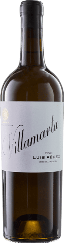 181,95 € Бесплатная доставка | Креплёное вино Luis Pérez Villamarta Tres Palmas D.O. Jerez-Xérès-Sherry Испания Palomino Fino 75 cl