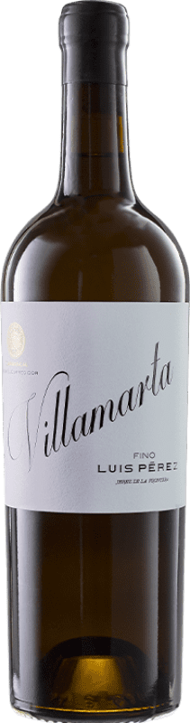 218,95 € 免费送货 | 强化酒 Luis Pérez Villamarta Tres Palmas D.O. Jerez-Xérès-Sherry 西班牙 Palomino Fino 瓶子 75 cl