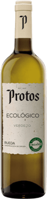 10,95 € Envío gratis | Vino blanco Protos Ecológico D.O. Rueda España Verdejo Botella 75 cl