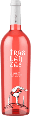 10,95 € Envío gratis | Vino rosado Traslanzas Rosado D.O. Cigales España Tempranillo, Albillo Botella 75 cl