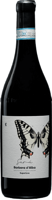 31,95 € 免费送货 | 红酒 Camparo Sarà D.O.C. Barbera d'Alba 意大利 Barbera 瓶子 75 cl