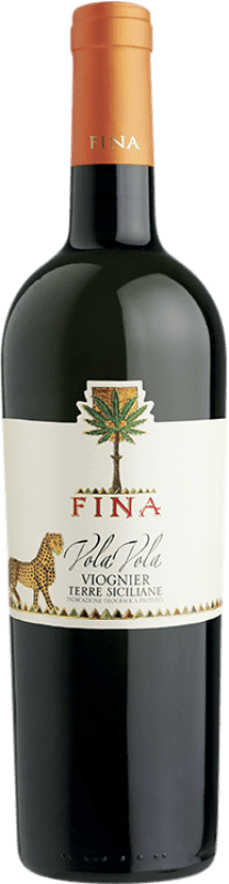 17,95 € Бесплатная доставка | Белое вино Cantine Fina Vola Vola I.G.T. Terre Siciliane Италия Viognier бутылка 75 cl