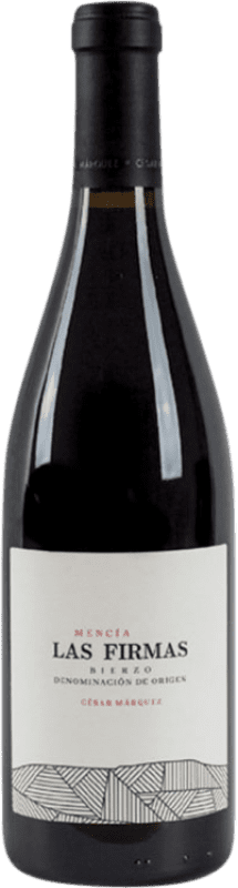 23,95 € Envío gratis | Vino tinto César Márquez Las Firmas D.O. Bierzo España Mencía, Garnacha Tintorera Botella 75 cl